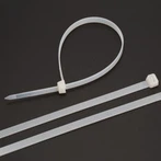 Caurspīdīgas plastmasas kabeļu saites